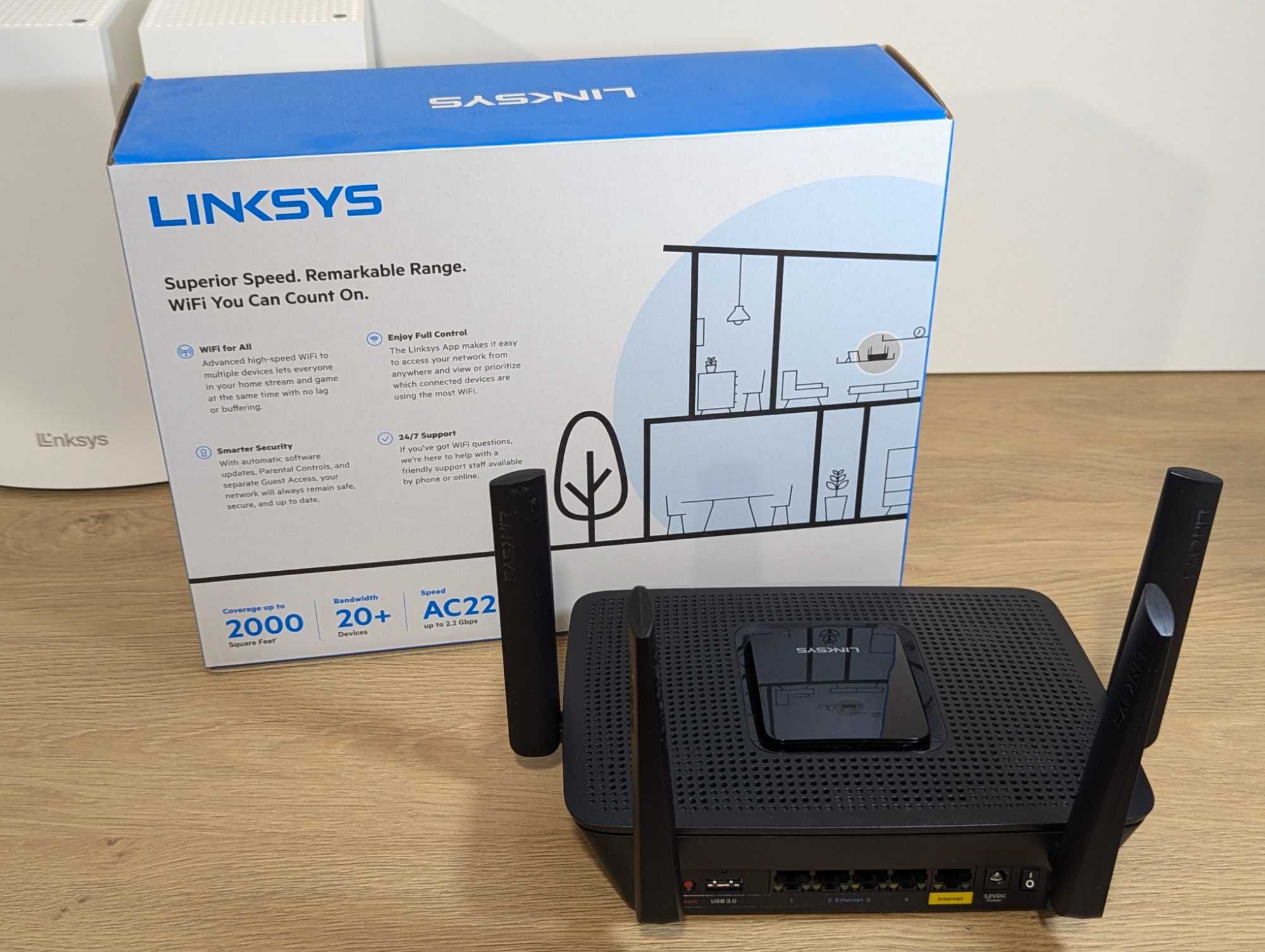 Новый Mesh роутер Linksys MR8300 AC2200 до 2,2 Гбіт/с гарантия USA