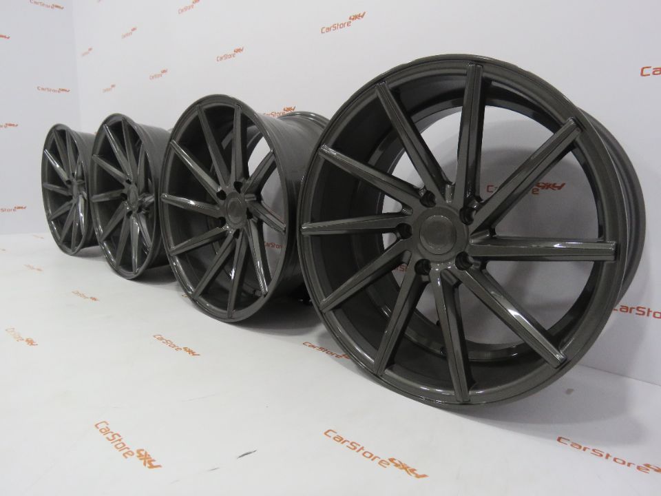 Jantes Look Vossen CVT 19 8.5+9.5 et35 5x112 Antracite