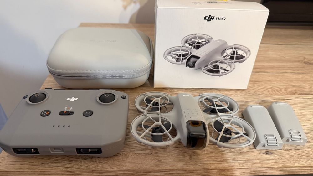 Dron DJI Neo jak nowy 2 baterie Dji rc-n3 kontroler GW DJI CARE