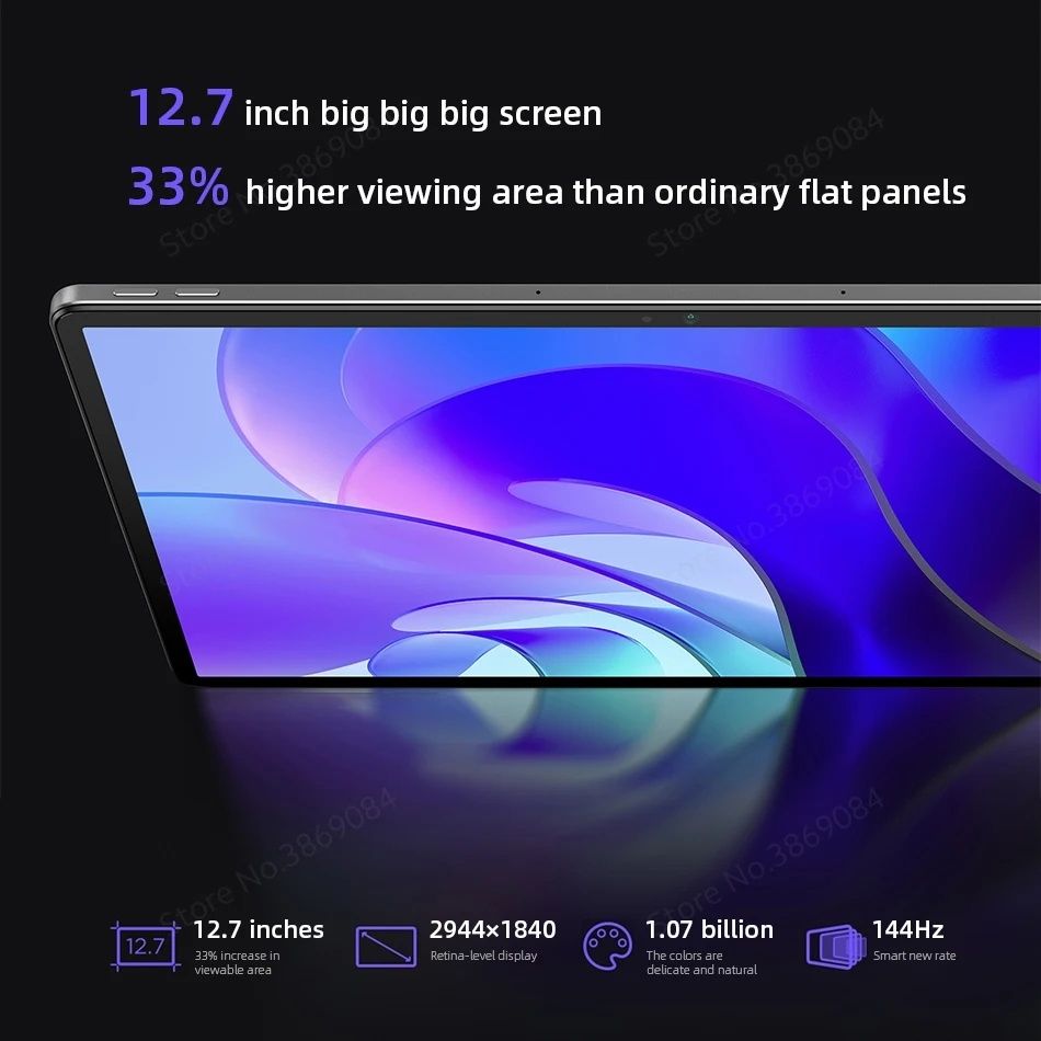 Lenovo Pad Pro 2023 12.7, 8/128 , 8/256 Wi-Fi, Snapdragon 870 +подарок