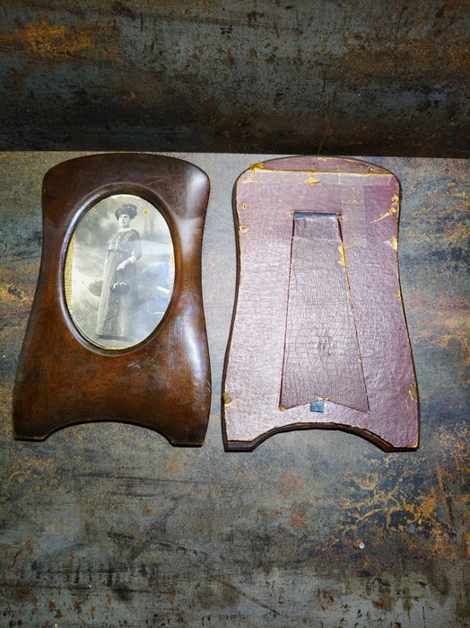 Ramki antyczne , mahoń , 2 szt. secesja 1910/1919