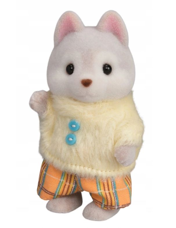 Sylvanian Families. Pieski husky na rowerze