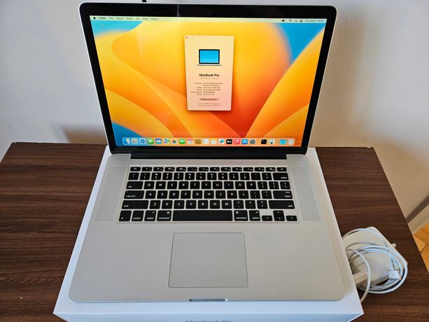 Laptop Apple MacBook Pro A1398, Intel Core i7, 512SSD, 16GB, Mid 2014