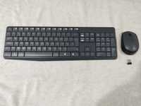 Teclado sem fio + mouse sem fio