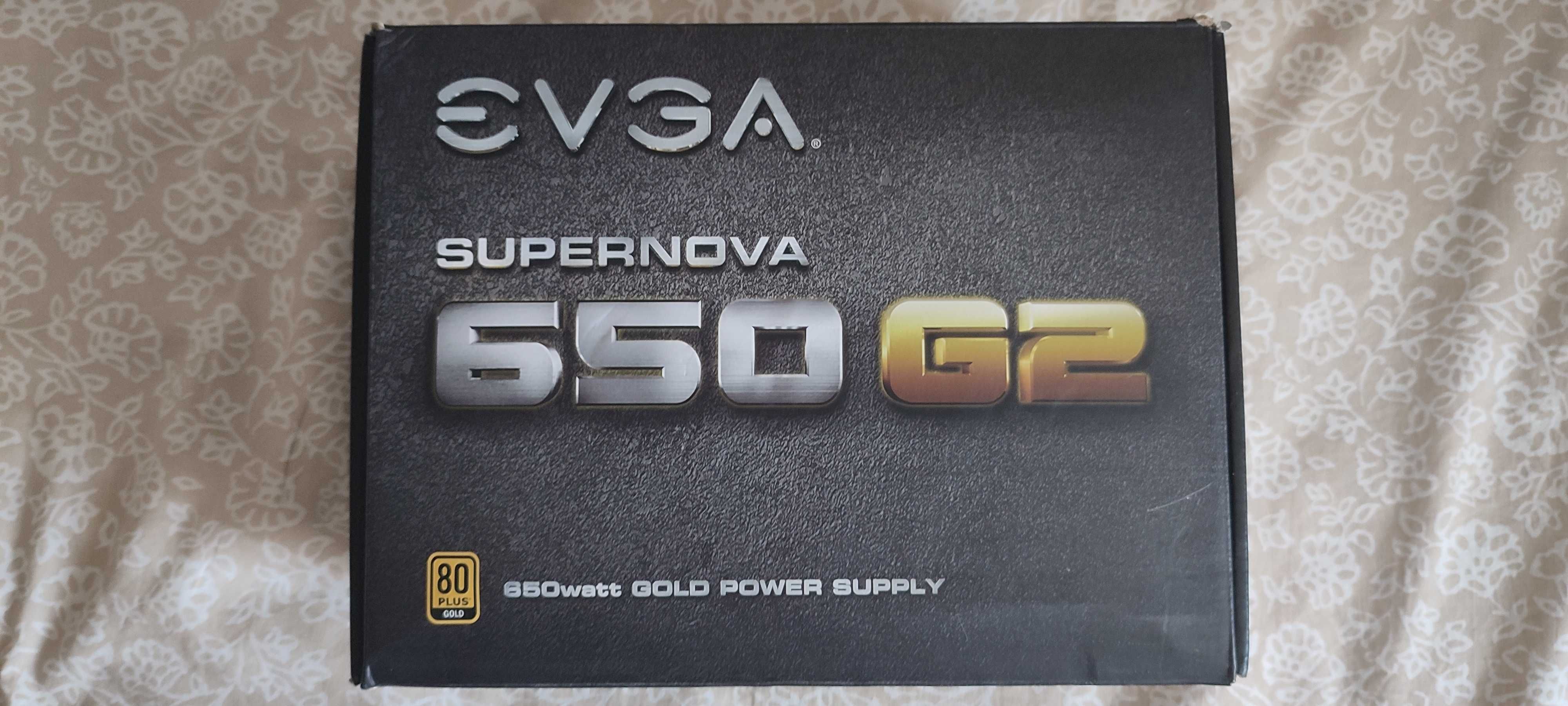 EVGA 650 G2 SuperNOVA ATX Modular (Fonte de Alimentação 650W) (usada)