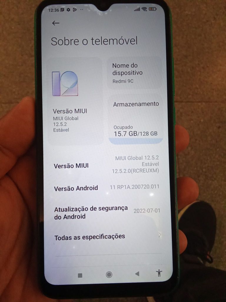 RDMI 9C com 128GB