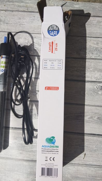 Superfish start 100w аквариумный обогреватель для тропических аквариум