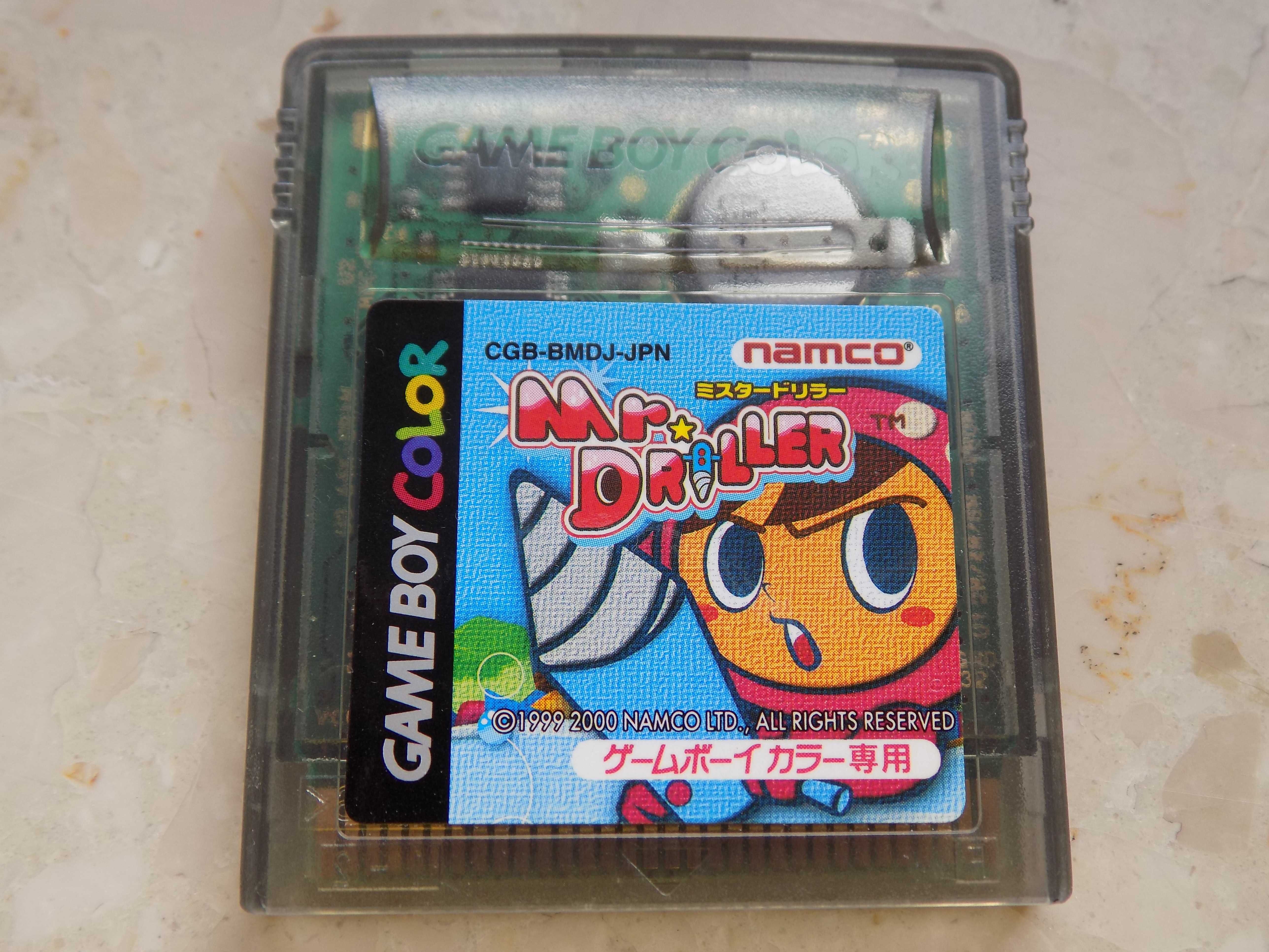 gra Mr Driller na Nintendo Game Boy Color GBC, Game Boy Advance/GBA SP