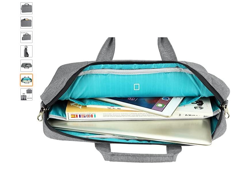 KROSER Laptop Bag 15.6 Inch Teczka Torba na ramię Wodoodporny laptop