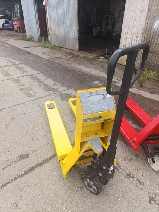 Wózek paletowy z waga 100%sprawny