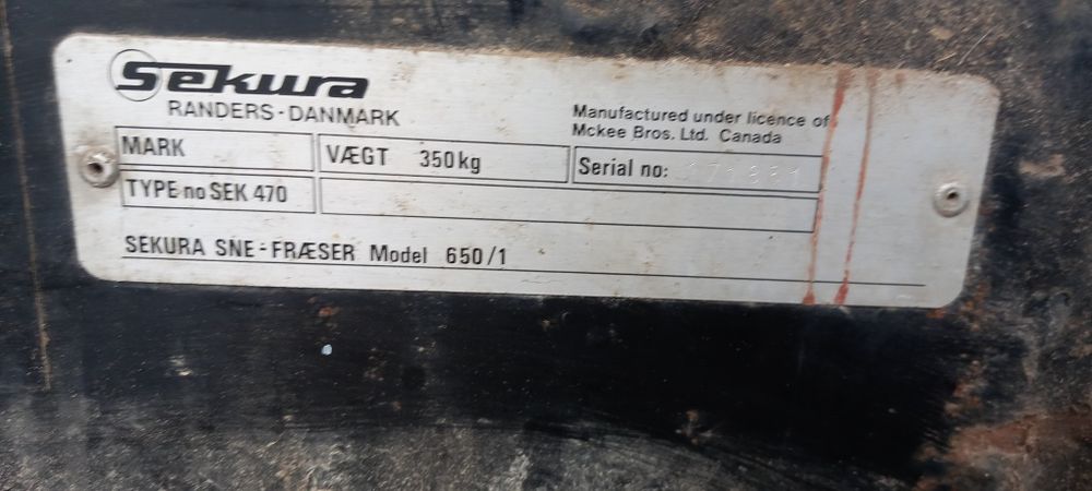 Plug sniezny wirnikowy