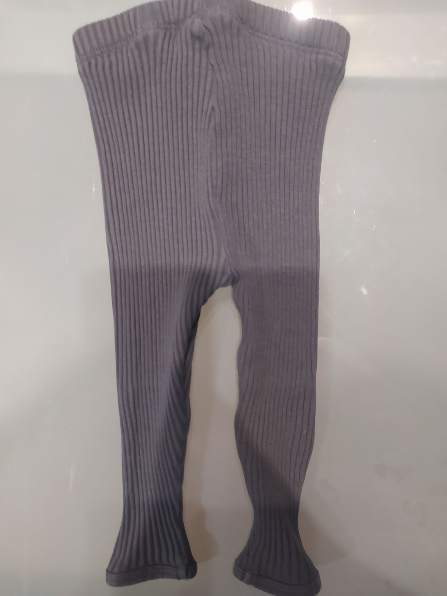 Legginsy getry prążkowane Zara