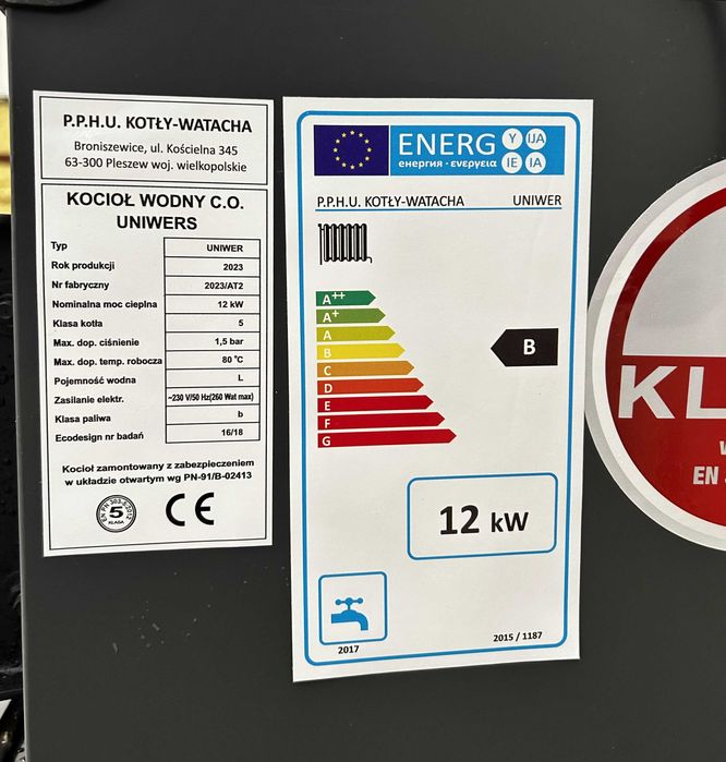 GRATIS!PIEC 12KW na DREWNO WEGIEL do 90m2 piec kotły piece