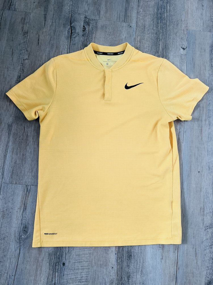 Koszula sportowa Nike golf żółta rozmiar M