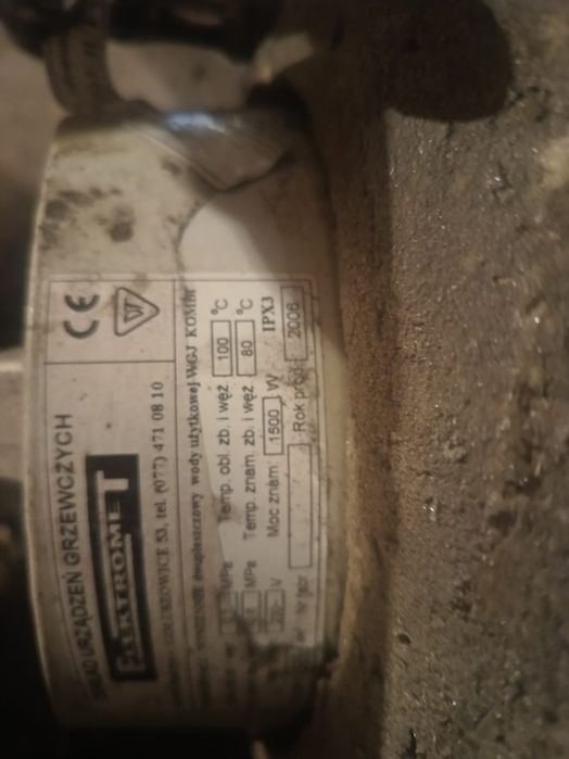 Bojler dwu plaszkowy elektryczny 120 litrowy