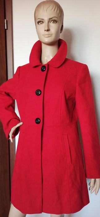 Sg Czerwony płaszcz 42 , L dyplomatka damska 42 bosmanka 42