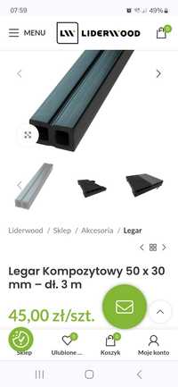 Legar kompozytowy 3 m