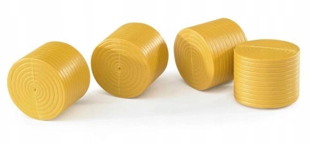 Sprasowane bele siana (żółte) pudełko,230x170x80 mm