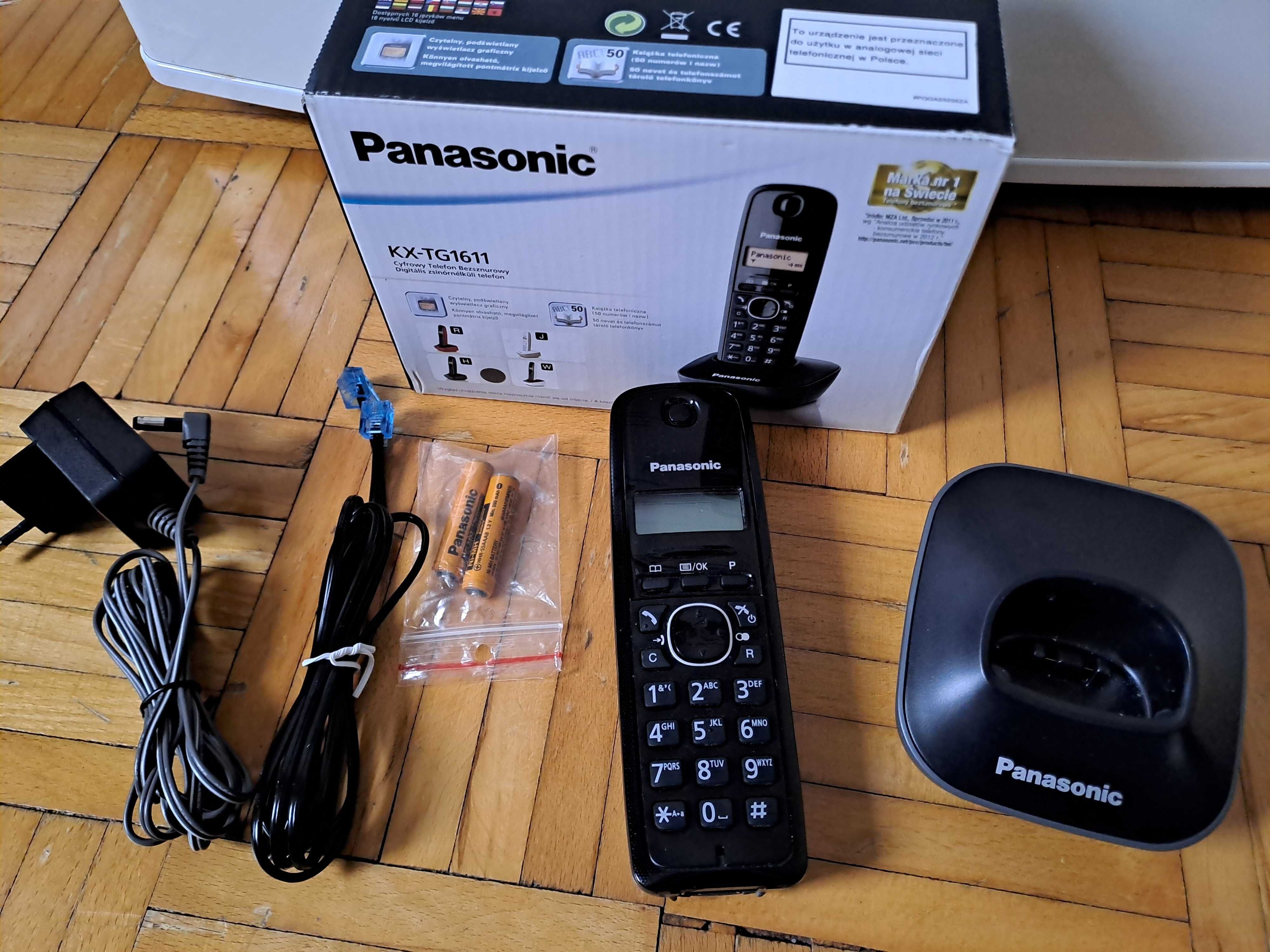 Telefon stacjonarny Panasonic KX-TG1611PD