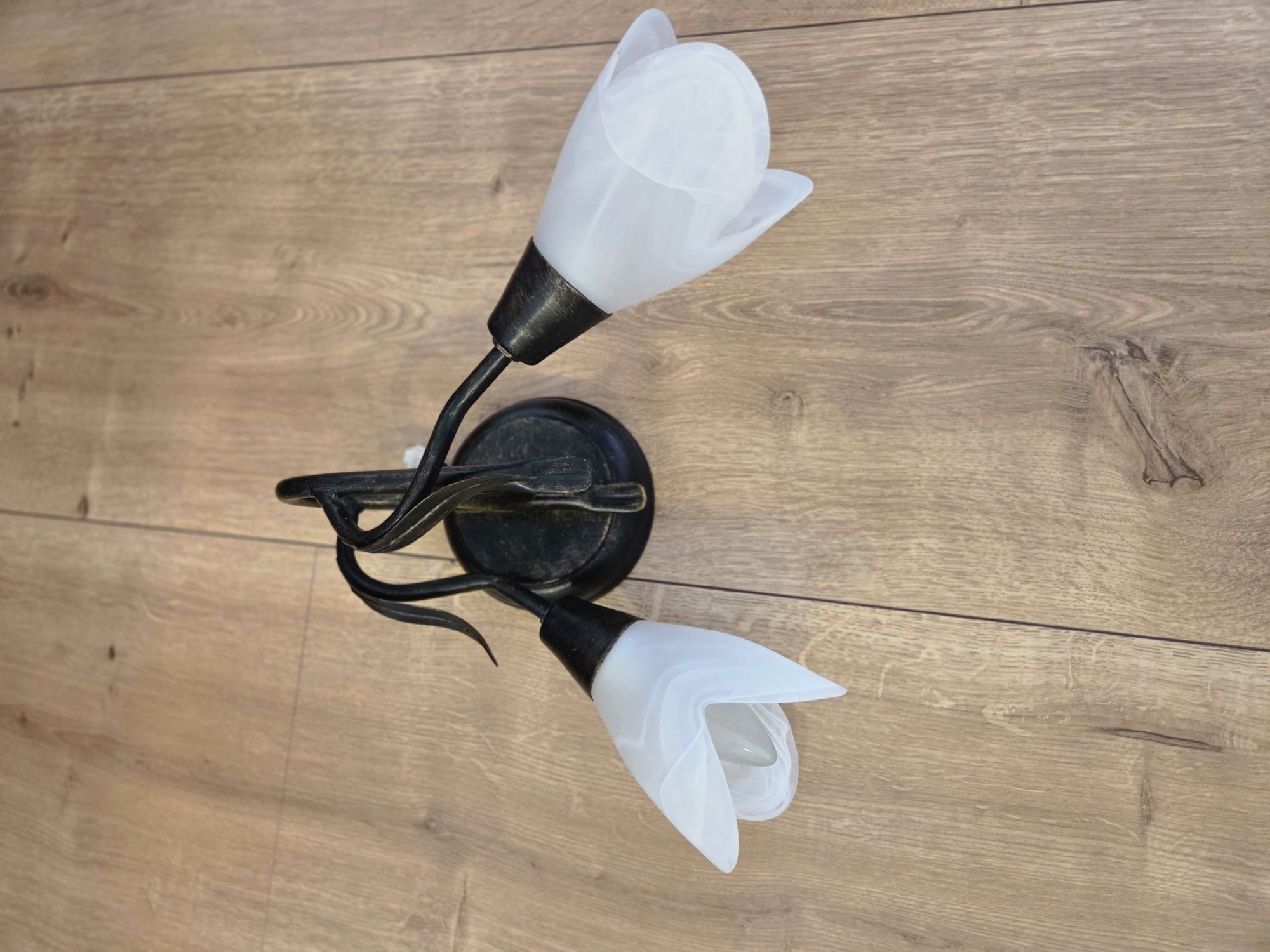 Kinkiet. Lampa ścienna podwójna 2 szt