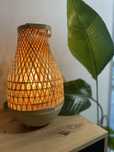 Lampa Ikea Misterhult - bambusowa, ciepła, przytulna, boho