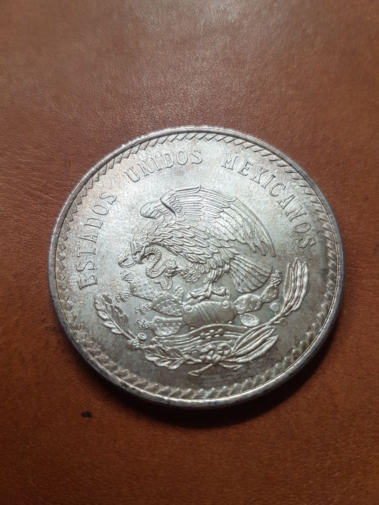 5 pesos 1948 Meksyk peso indianin