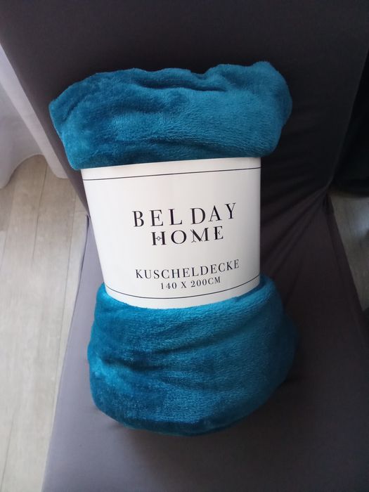 Nowy koc ciepły fajny