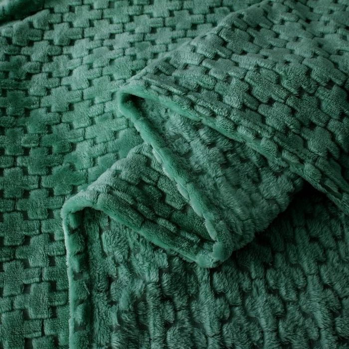 Koc 160x200 Narzuta na łóżko narożnik sofę Mikrofibra pluszowa Gediz