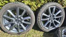 NOWE 4x Koła Mazda 18" TPMS 5x114.3 ET45 215/45/18 Uniroyal Winter Exp