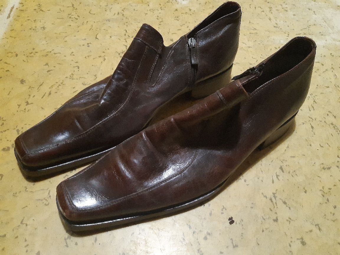 Зимние кожаные ботинки Mario Bruni