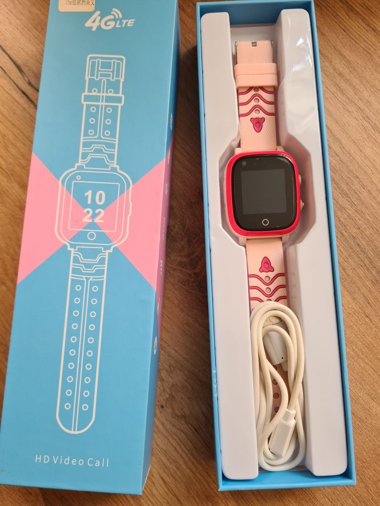 Zegarek smartwatch Garett Kids Sun Pro 4G LTE różowy