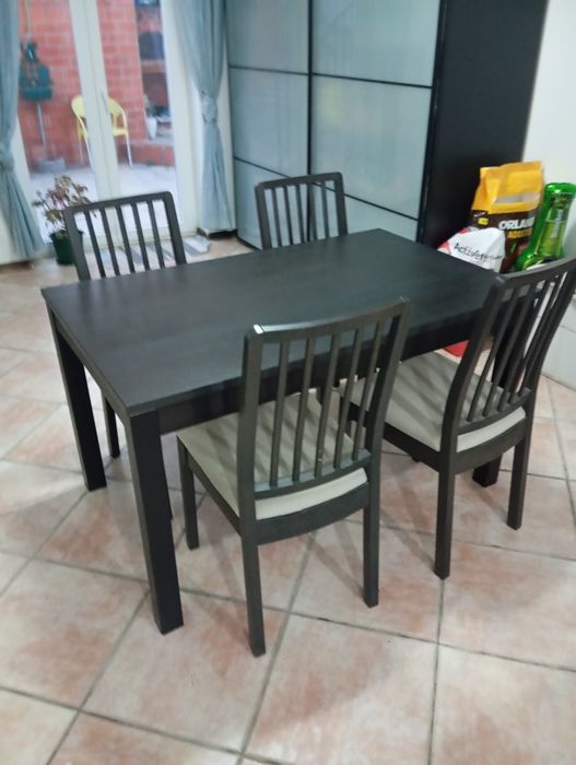 Mesa cozinha extensível como nova