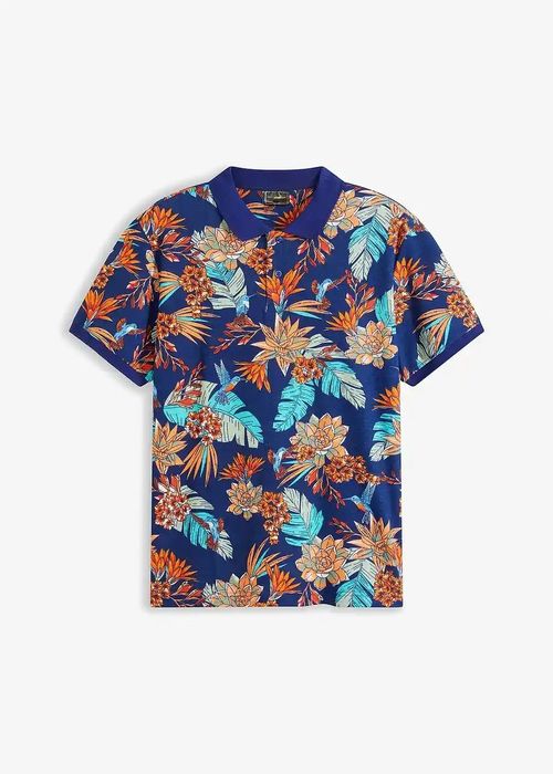 B.P.C t-shirt polo męski bawełniany z nadrukiem ^44/46, S