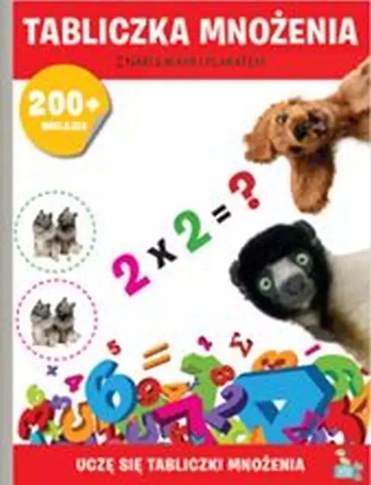 Tabliczka mnożenia z naklejkami i plakatem. MD Creative