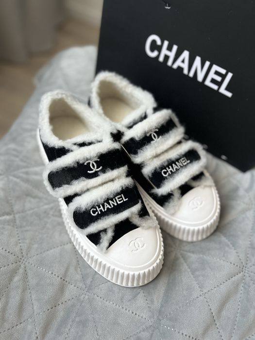 Зимові кеди черевики шанель chanel 38