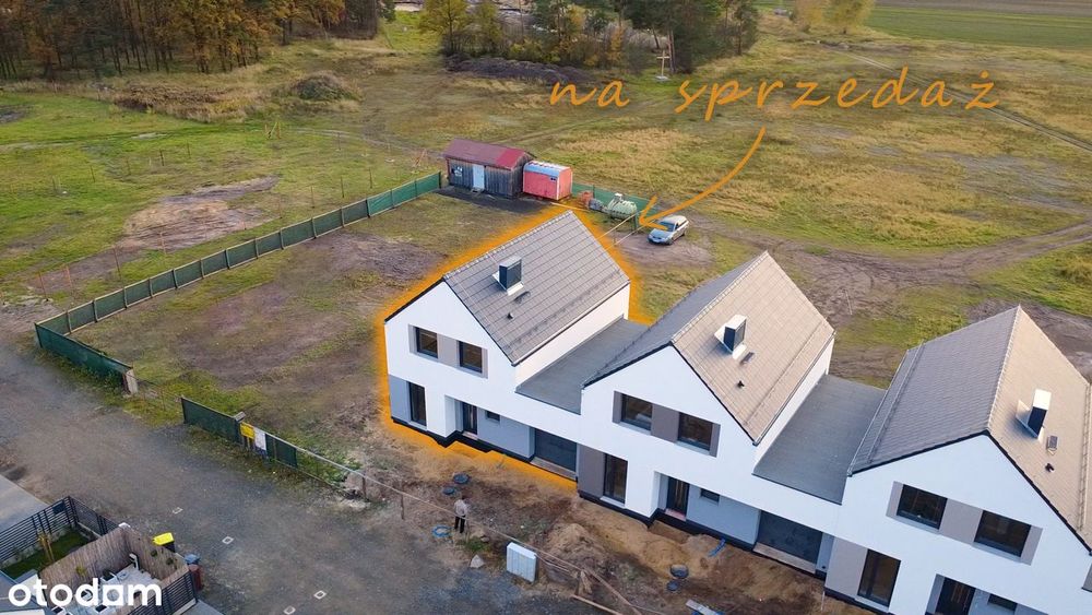 Zamieszkaj wygodnie! Nowoczesna szeregówka z ogródkiem BEZ POŚREDNIKA