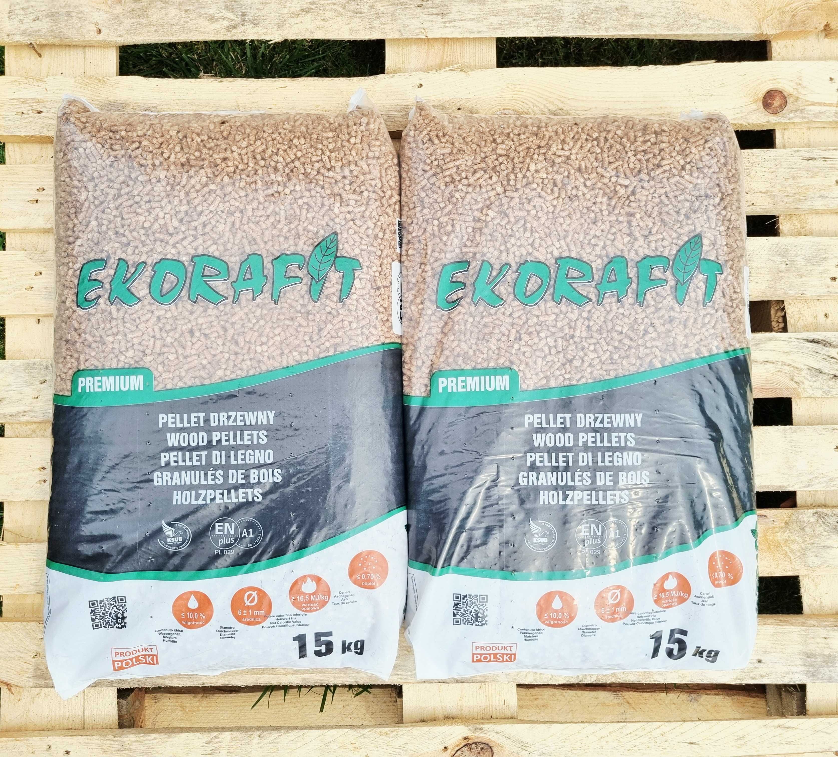 Polski Pellet EkoRafit PREMIUM A1 Pelet Kaloryczny 18.2MJ Winda HDS