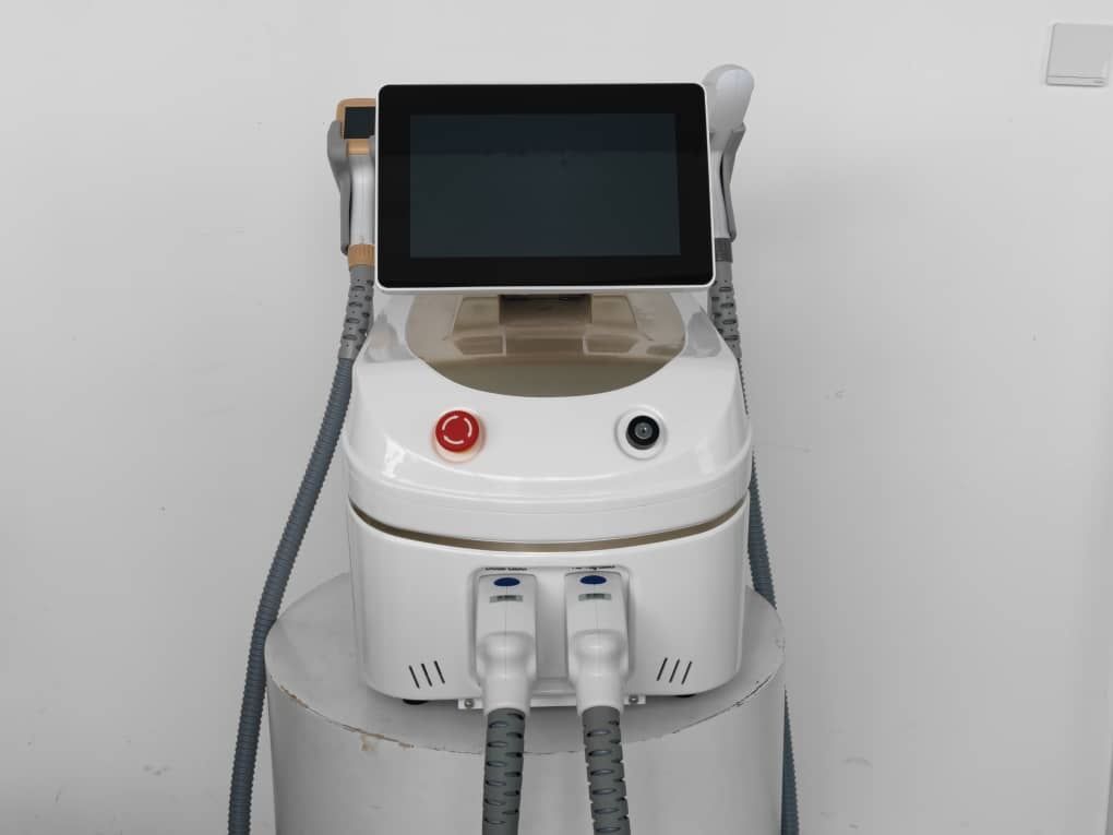 Laser diodo 4 ondas depilação + NdYag Remoção tatuagens+Curso+Garantia