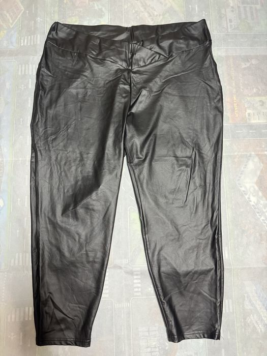 Штани з еко шкіри утеплені 4хL