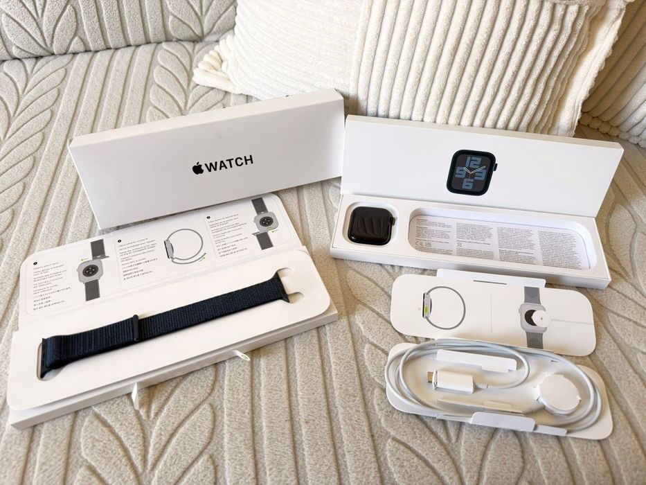 Apple watch SE 2°GERAÇÃO 44mm MIDNIGHT GPS