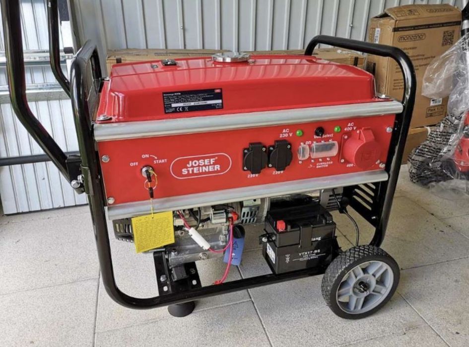 Бензиновый генератор Josef Steiner WZ-STE 55 (220/380V; 3,0/5,0 кВт).