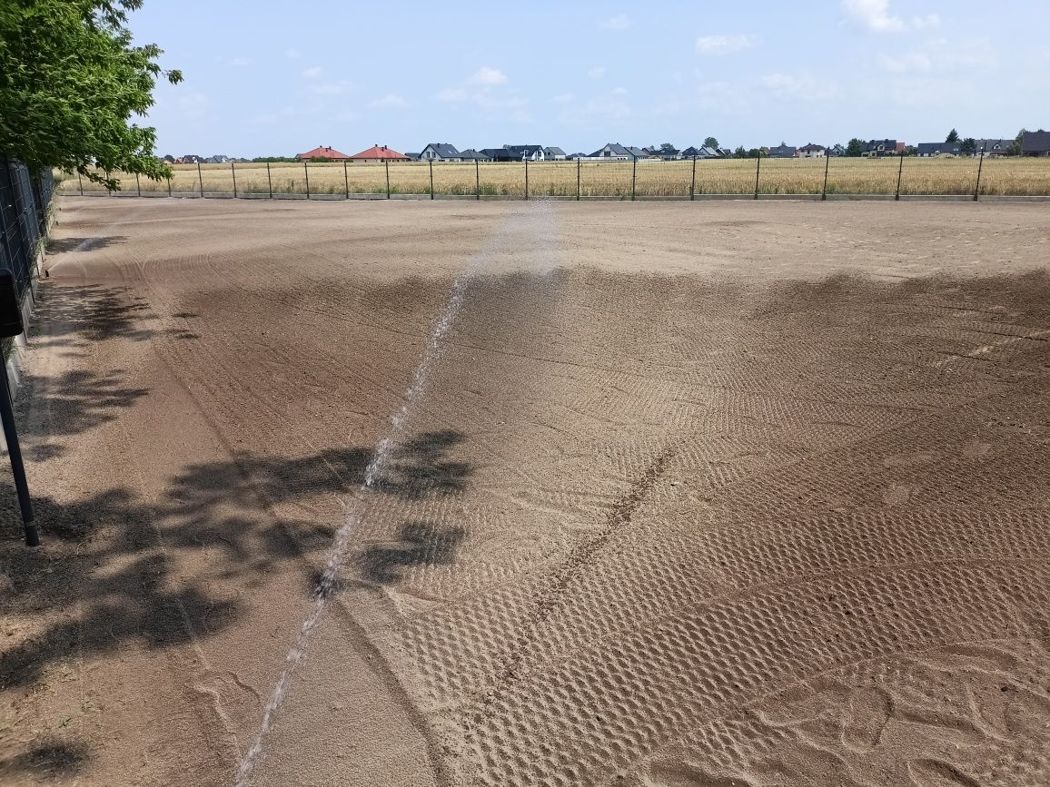 Maszynowe sianie trawy Eliet GZC 1000, zakładanie trawników