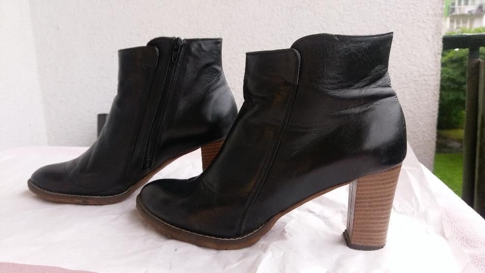 buty, kozaczki, botki skóra 40