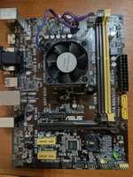 Комплект Asus AM1M-A + процессор 4 ядра AMD x4 5150