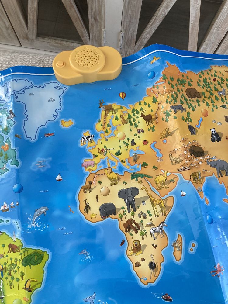 Dumel mapa, zabawka edukacyjna