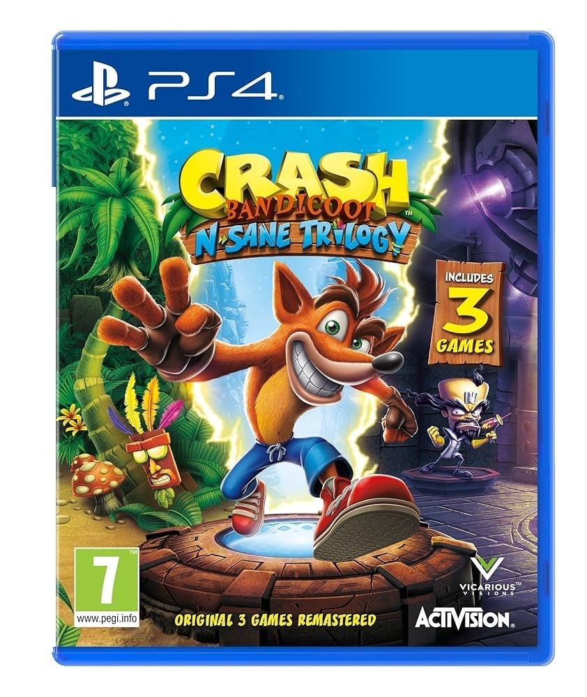 Gra Crash Bandicoot N. Sane Trilogy Playstation 4 Ps4 Nowa
