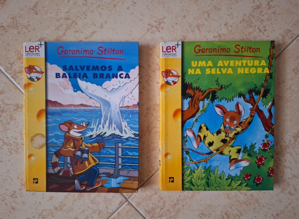 4 Livros Uma Aventura / Geronimo Stilton = 4€