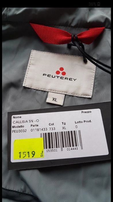 Kurtka wiatrówka damska Peuterey Callisia wiosenna przejściowa 42 XL