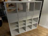 Ikea kallax4x4 z szufladkami