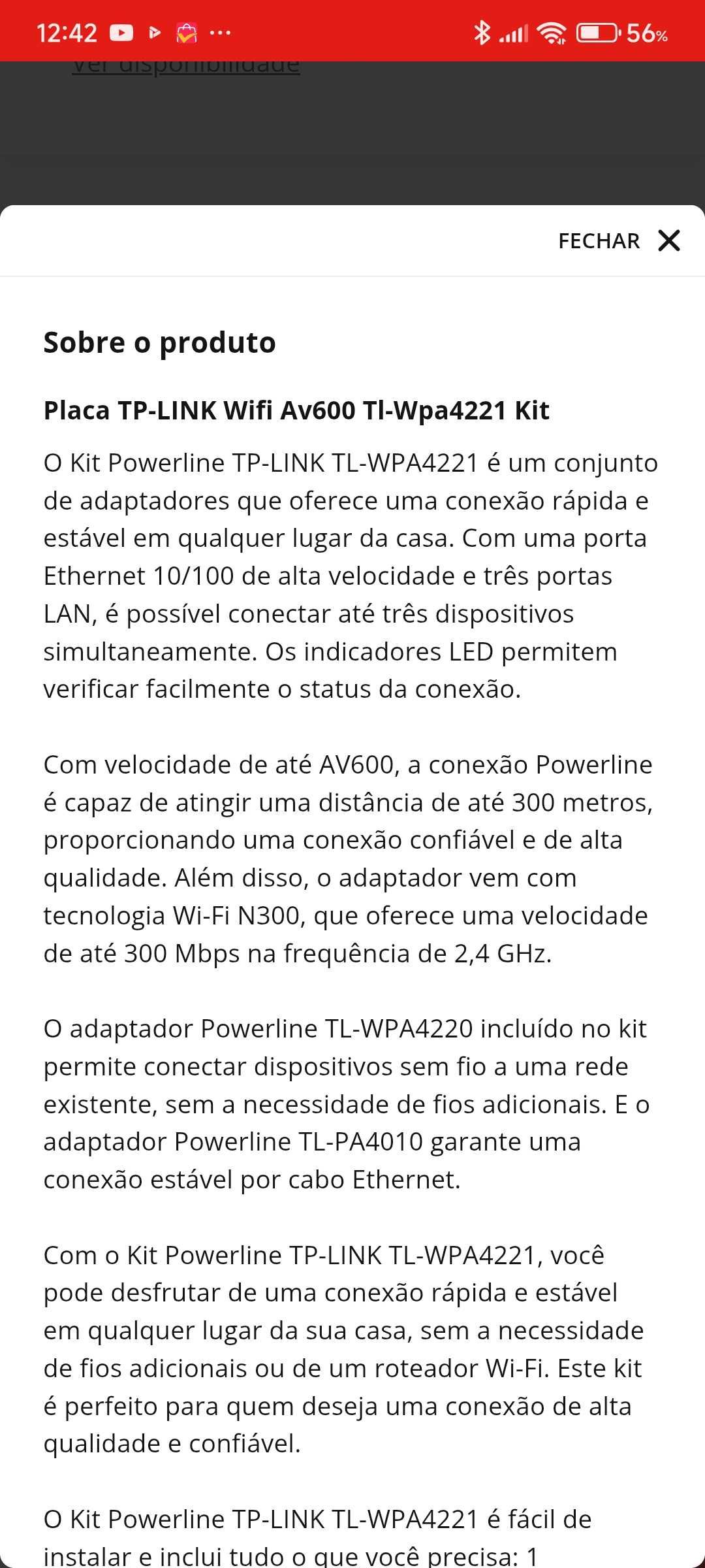 TP Link AV600, repetidor sinal internet